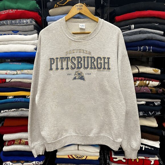 Vintage University Of Pittsburgh Panthers Sweatshirt, Pittsburgh Panthers Shirt - Picture 1 of 2